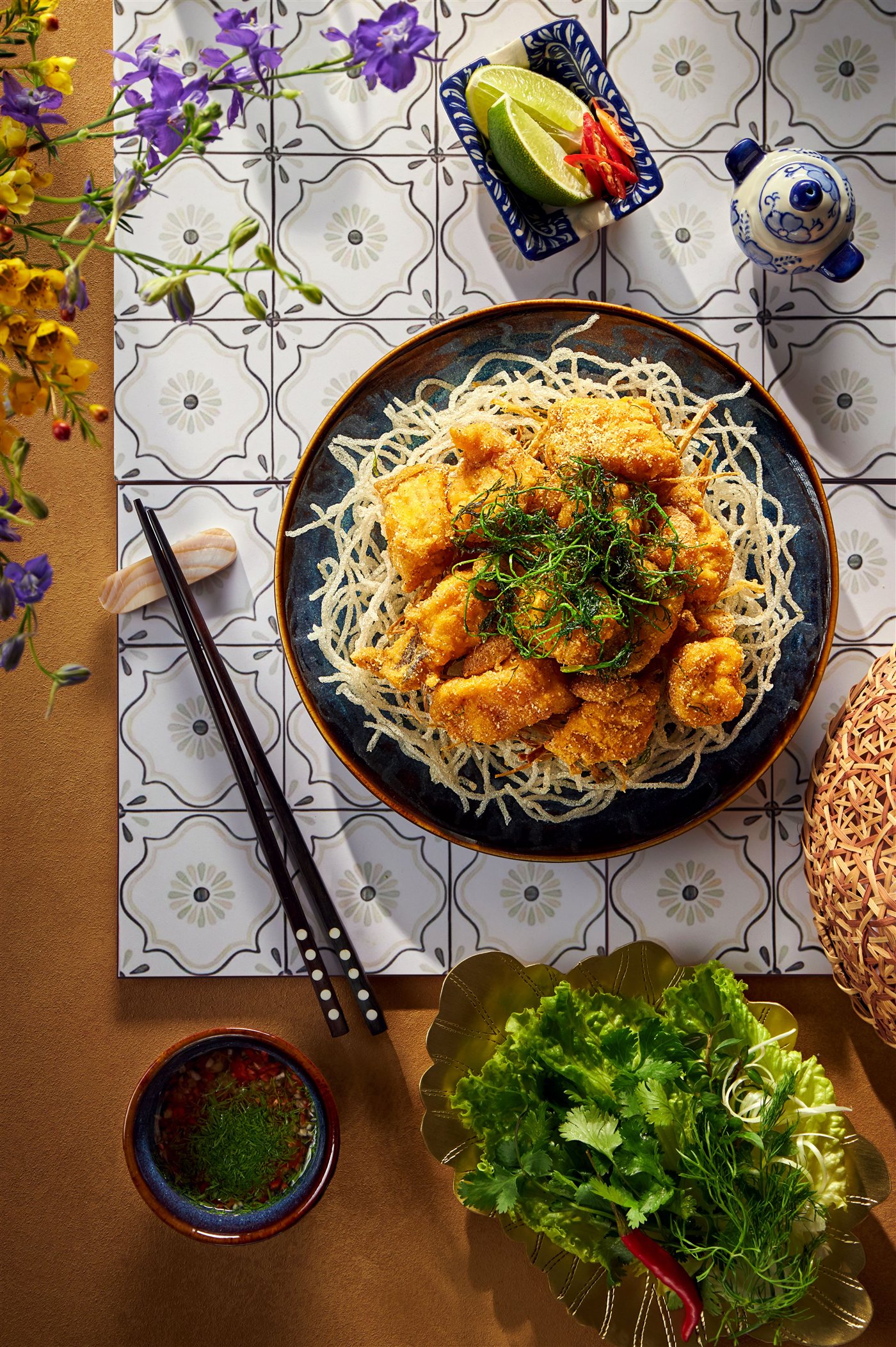 Mâm rau xanh Hà Nội — Madam Tư Hồng