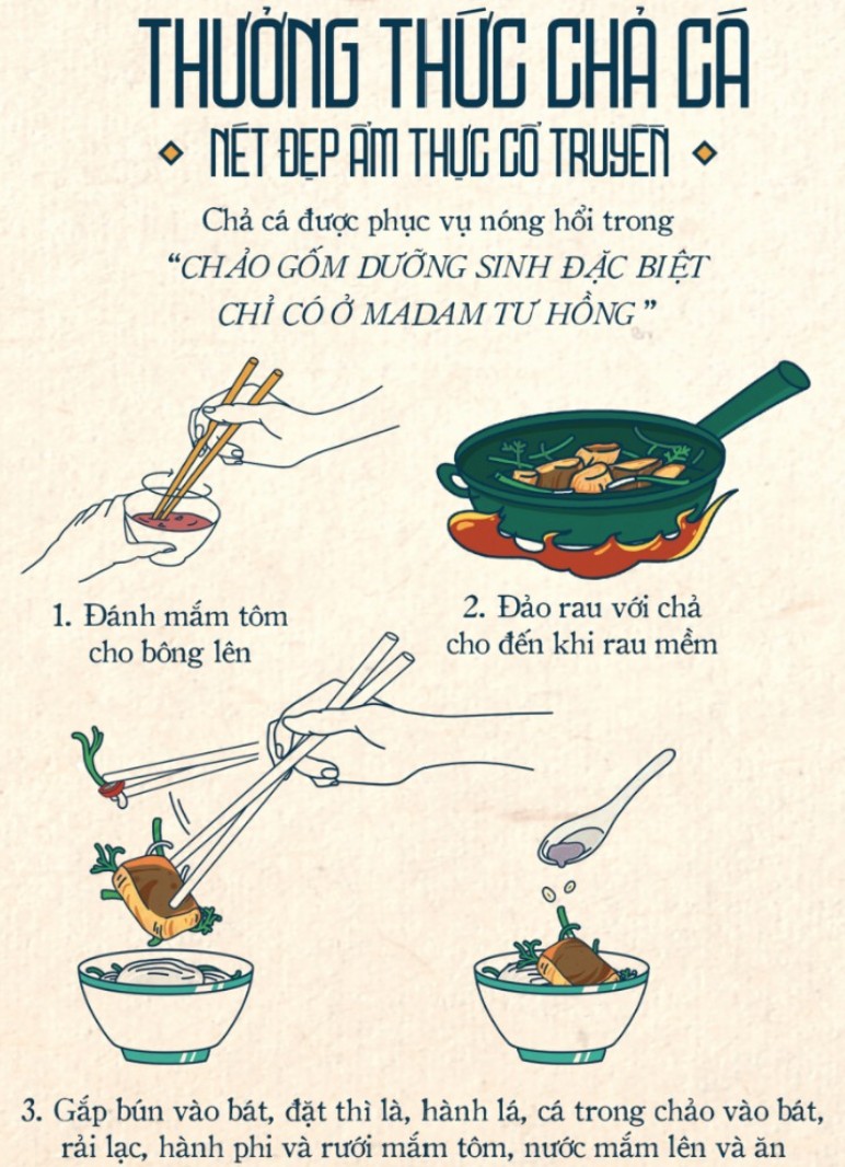 Thưởng thức chả cá — nét đẹp ẩm thực cổ truyền