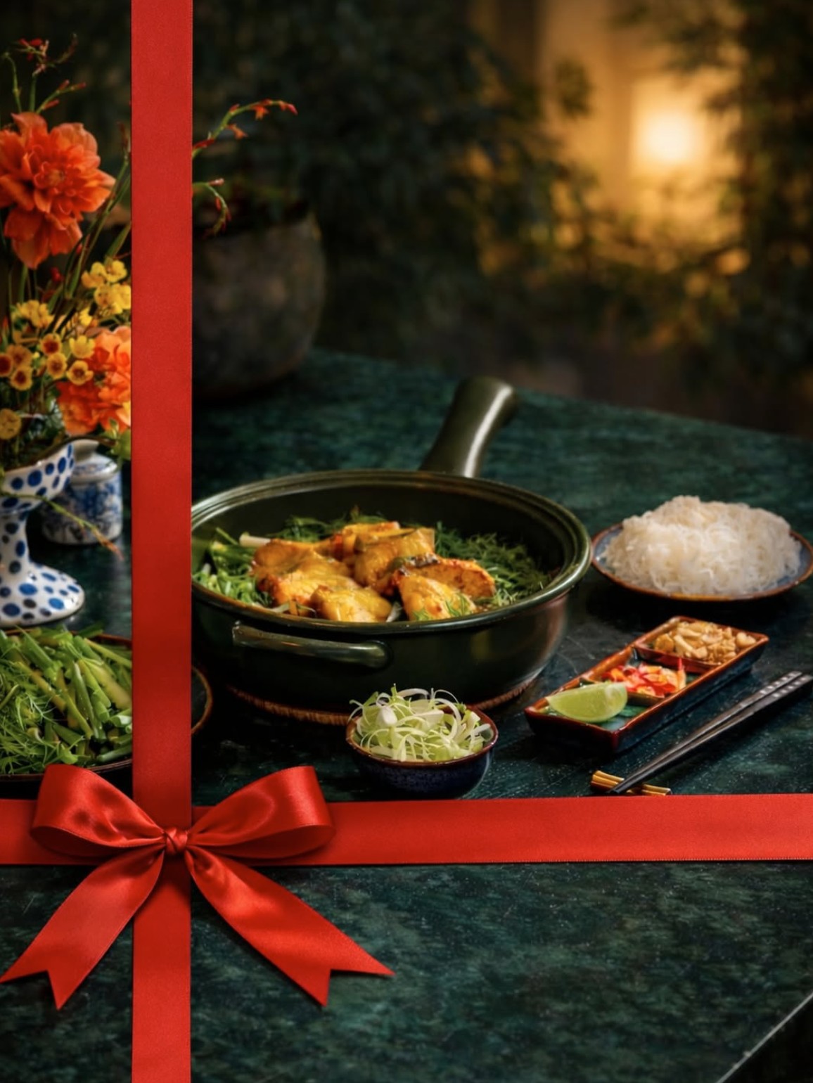 Madam Tư Hồng Tặng Món Tráng Miệng Núng Nính Cho Mỗi Bàn Đặt Trước